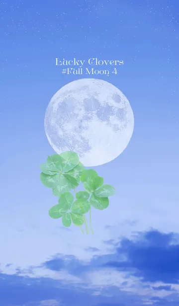 [LINE着せ替え] Lucky Clovers #Full Moon 4の画像1