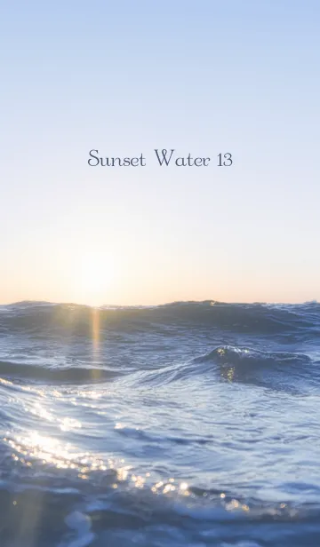 [LINE着せ替え] SunsetWater 13の画像1