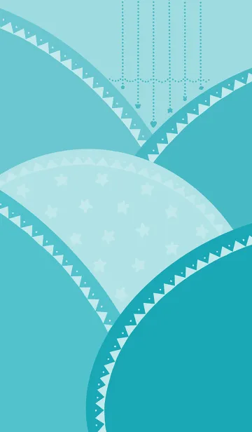 [LINE着せ替え] Colorful party - light gray indigo (Gr6)の画像1