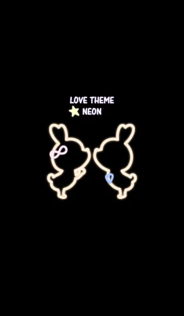 LOVE THEME NEON 32のLINE着せ替え