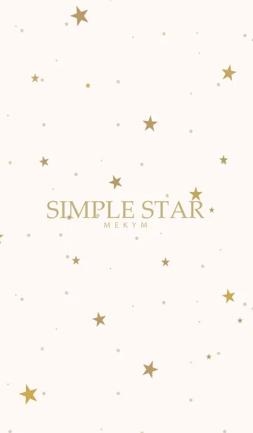 SIMPLE STAR NATURAL YELLOW 37の着せ替えメイン画像