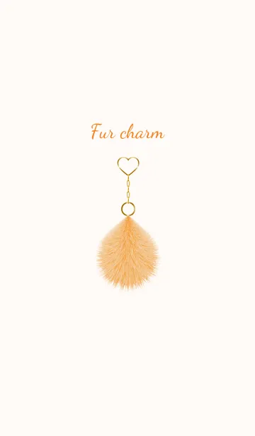 [LINE着せ替え] Fur charm Orange 18の画像1