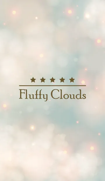 [LINE着せ替え] Fluffy Clouds RETRO-MEKYM 35の画像1