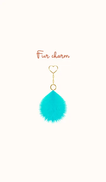 [LINE着せ替え] Fur charm blue 18の画像1