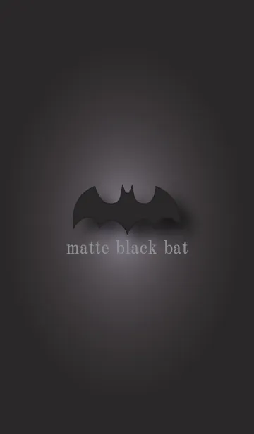 [LINE着せ替え] matte black batの画像1