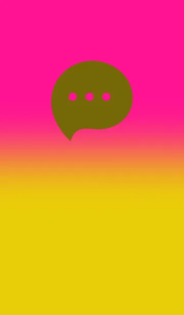 [LINE着せ替え] Deep Pink & Deep Yellow V4 (JP)の画像1