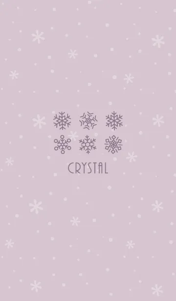 [LINE着せ替え] 結晶8<パープルピンク>の画像1