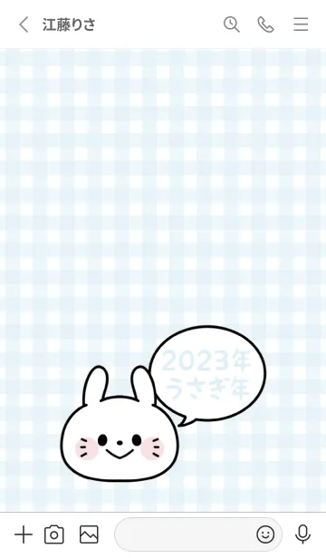 [LINE着せ替え] ずっと使える！うさぎ年着せかえ♡24の画像2