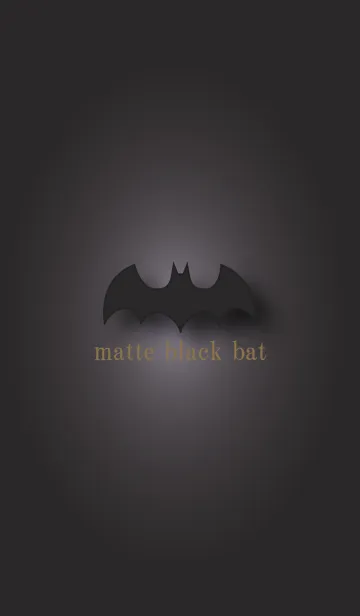 [LINE着せ替え] matte black bat 2の画像1