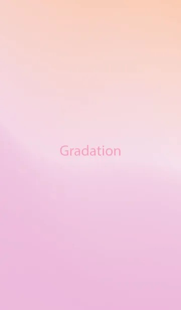 [LINE着せ替え] gradation ORANGE&PINK 46の画像1