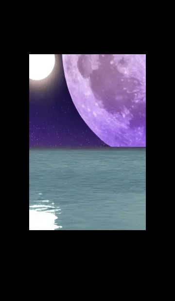 [LINE着せ替え] 月の海 海の空#ae_21。の画像1