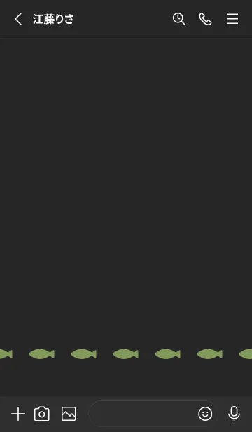 [LINE着せ替え] ねことおさかな(くすみ4-04)の画像2