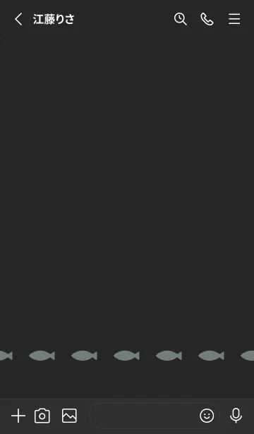 [LINE着せ替え] ねことおさかな(くすみ4-08)の画像2