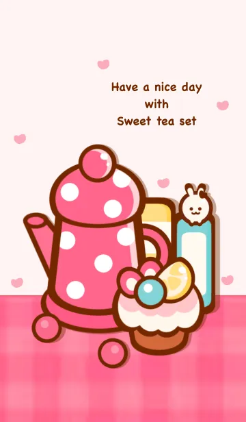 [LINE着せ替え] Happy tea time 2 :')の画像1