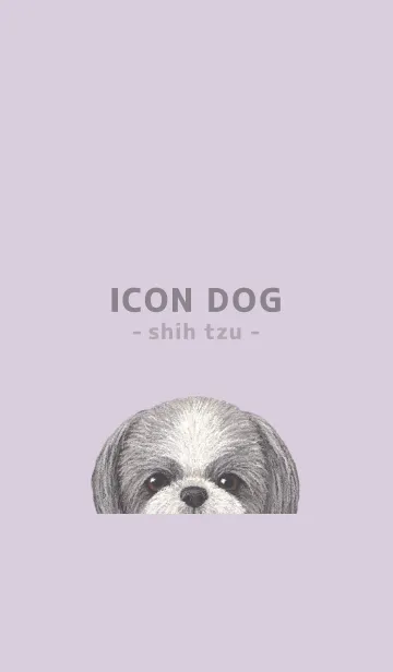 [LINE着せ替え] ICON DOG - シーズー - PASTEL PL/05の画像1