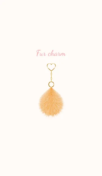 [LINE着せ替え] Fur charm Orange 19の画像1