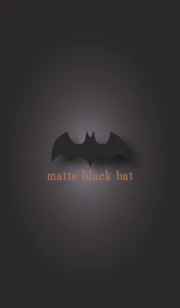 [LINE着せ替え] matte black bat 3の画像1