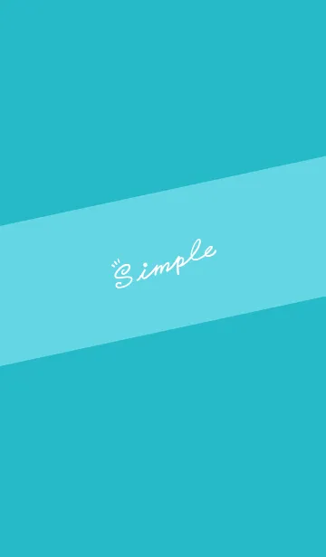 [LINE着せ替え] Simple Lines J-Clear Sky Blue (Gr6)の画像1