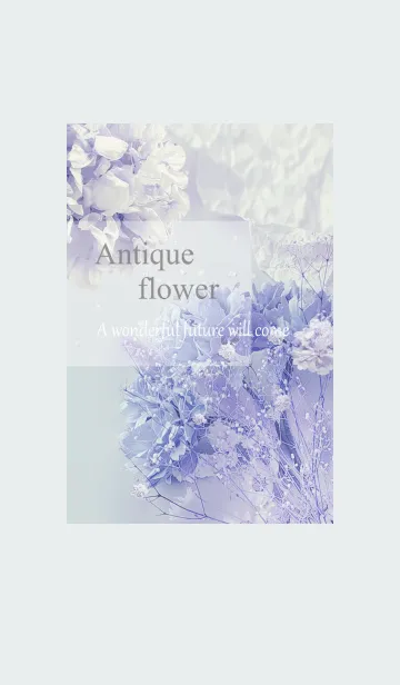 [LINE着せ替え] 優しいアンティーク・ドライフラワー・4の画像1