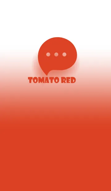 [LINE着せ替え] Tomato Red & White Theme V.3 (JP)の画像1
