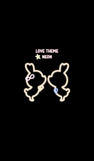 LOVE THEME NEON 34のLINE着せ替え