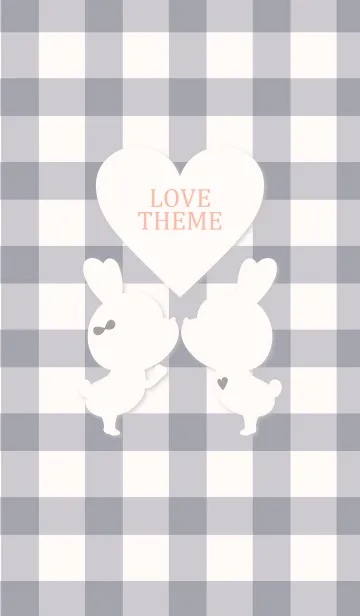 [LINE着せ替え] LOVE THEME CHECK 15の画像1