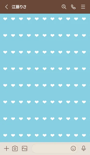 [LINE着せ替え] ホワイトハートのノート/くすみミントの画像2