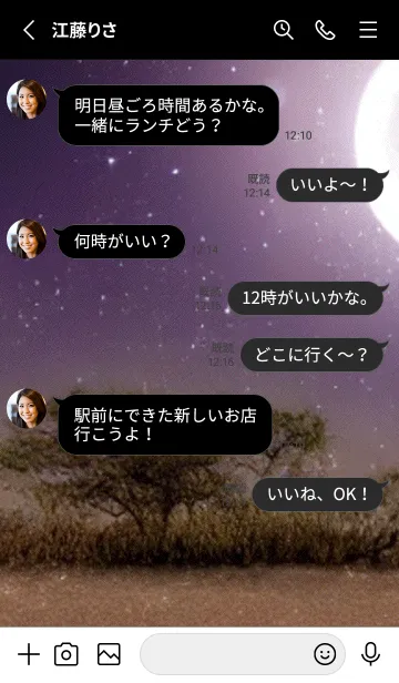 [LINE着せ替え] 月の海 海の空#af_44。の画像3