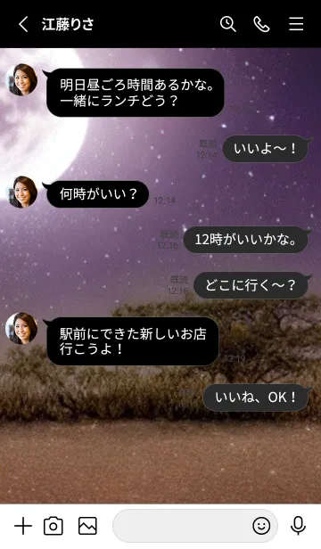 [LINE着せ替え] 月の海 海の空#af_43。の画像3