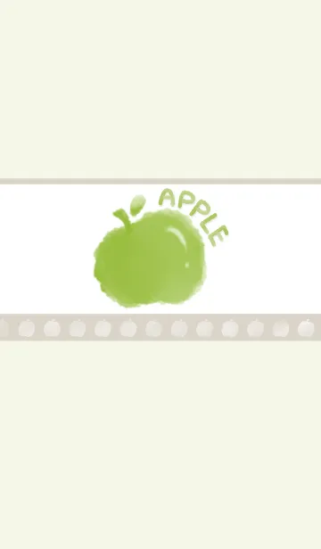 [LINE着せ替え] Smudged apple J-light gray green (Gr3)の画像1