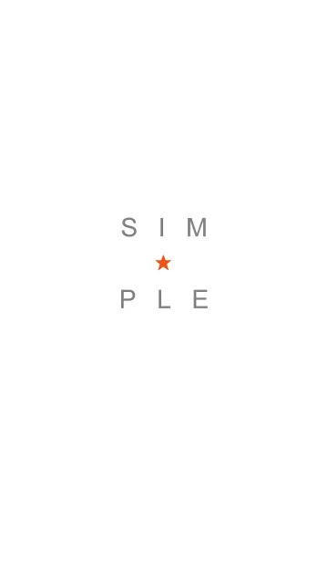 [LINE着せ替え] SIMPLE STAR 46の画像1
