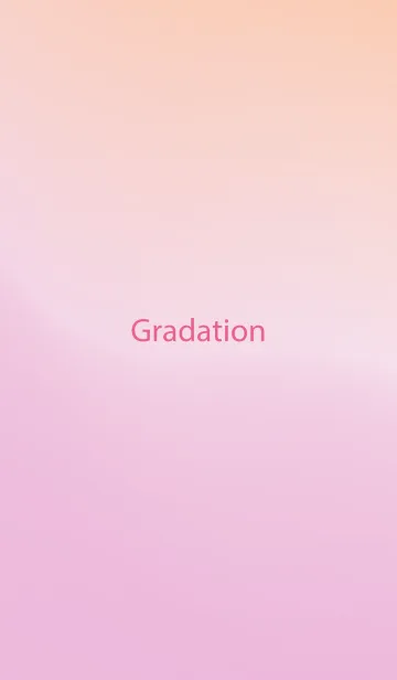 [LINE着せ替え] gradation ORANGE&PINK 47の画像1