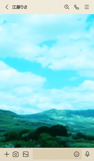 [LINE着せ替え] 山と空がきれい19の画像2
