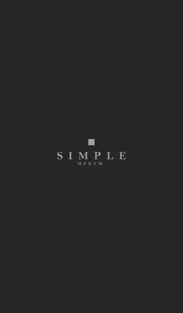 [LINE着せ替え] MATTE BLACK-SIMPLE SQUARE 6の画像1