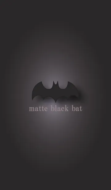 [LINE着せ替え] matte black bat 4の画像1