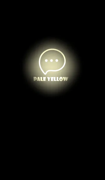 [LINE着せ替え] Pale Yellow Neon Theme V3 (JP)の画像1