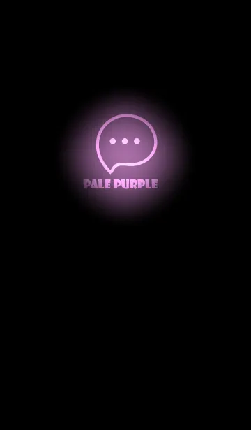 [LINE着せ替え] Pale Purple Neon Theme V3 (JP)の画像1