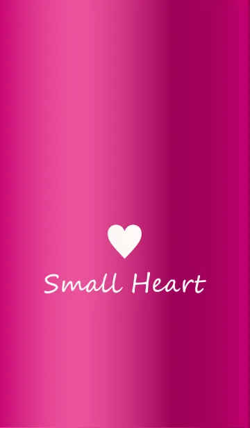 [LINE着せ替え] Small Heart *GlossyPink 24*の画像1