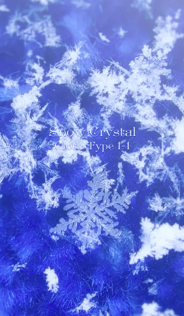 [LINE着せ替え] Snow Crystal Cloth Type 1-1の画像1