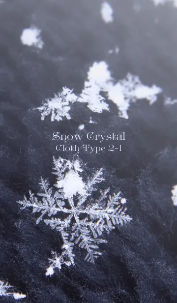 [LINE着せ替え] Snow Crystal Cloth Type 2-1の画像1