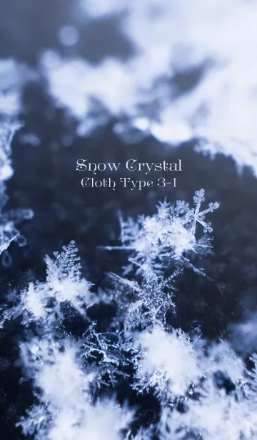 [LINE着せ替え] Snow Crystal Cloth Type 3-1の画像1