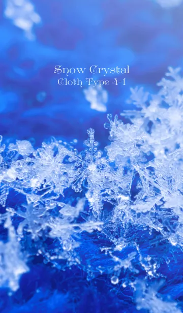 [LINE着せ替え] Snow Crystal Cloth Type 4-1の画像1