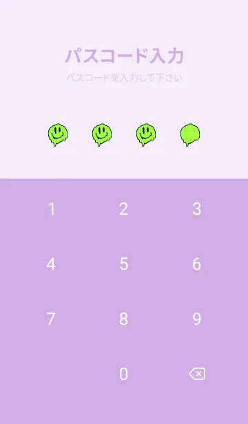 [LINE着せ替え] ドリップ スマイル _036の画像4