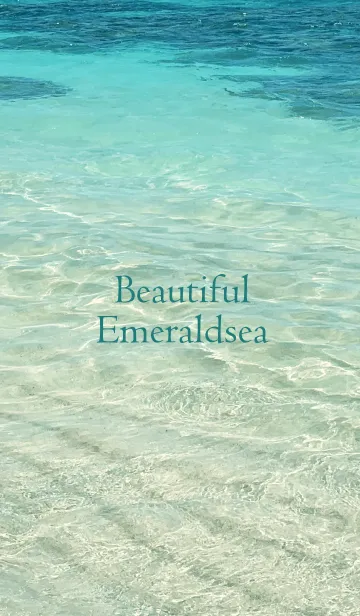 [LINE着せ替え] Beautiful Emeraldsea - MEKYM 24の画像1