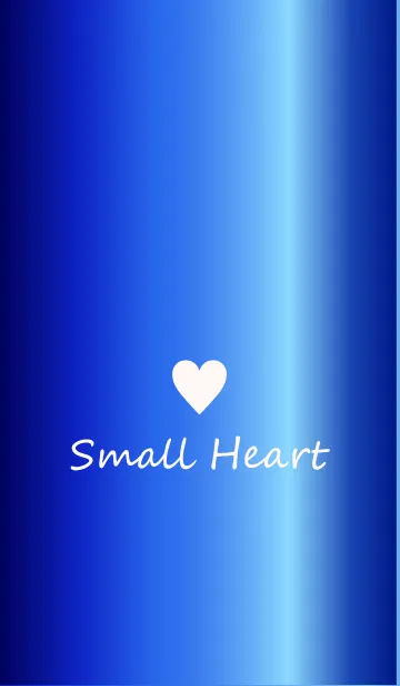 [LINE着せ替え] Small Heart *GlossyBlue 20*の画像1