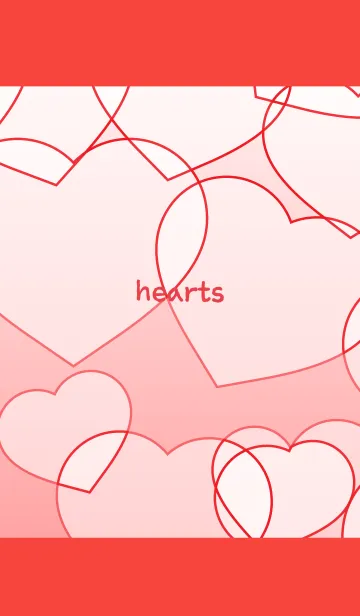 [LINE着せ替え] ハートパターンの着せ替えの画像1