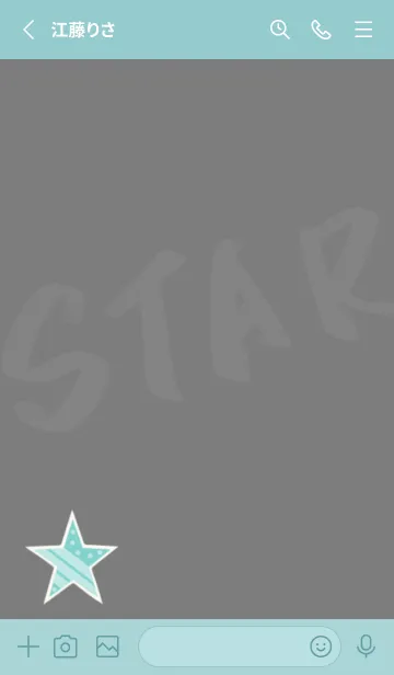 [LINE着せ替え] Star Party - Gray (Gr7)の画像2