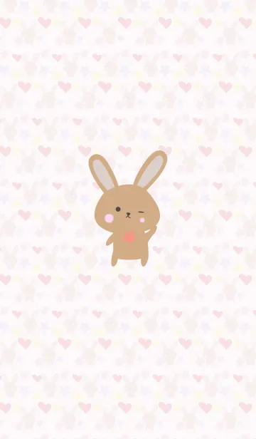 [LINE着せ替え] Lots of rabbits 21の画像1