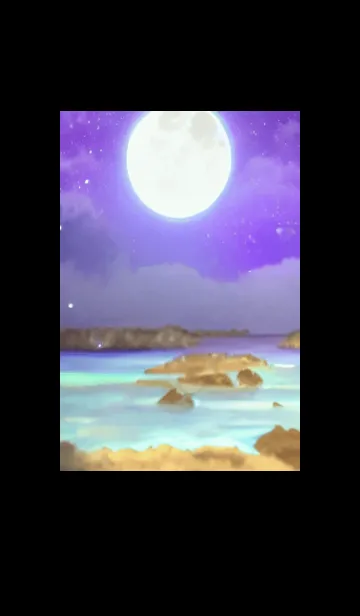 [LINE着せ替え] 月の海 海の空#ai_2。の画像1