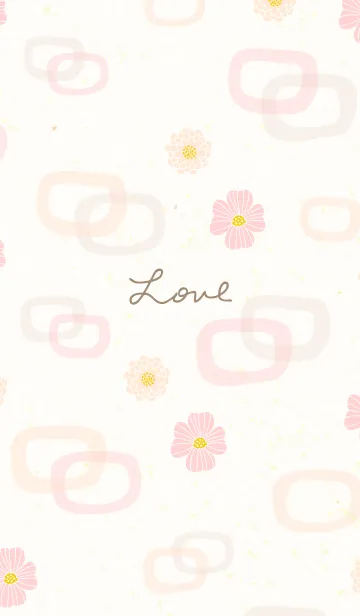 [LINE着せ替え] 花と輪2の画像1